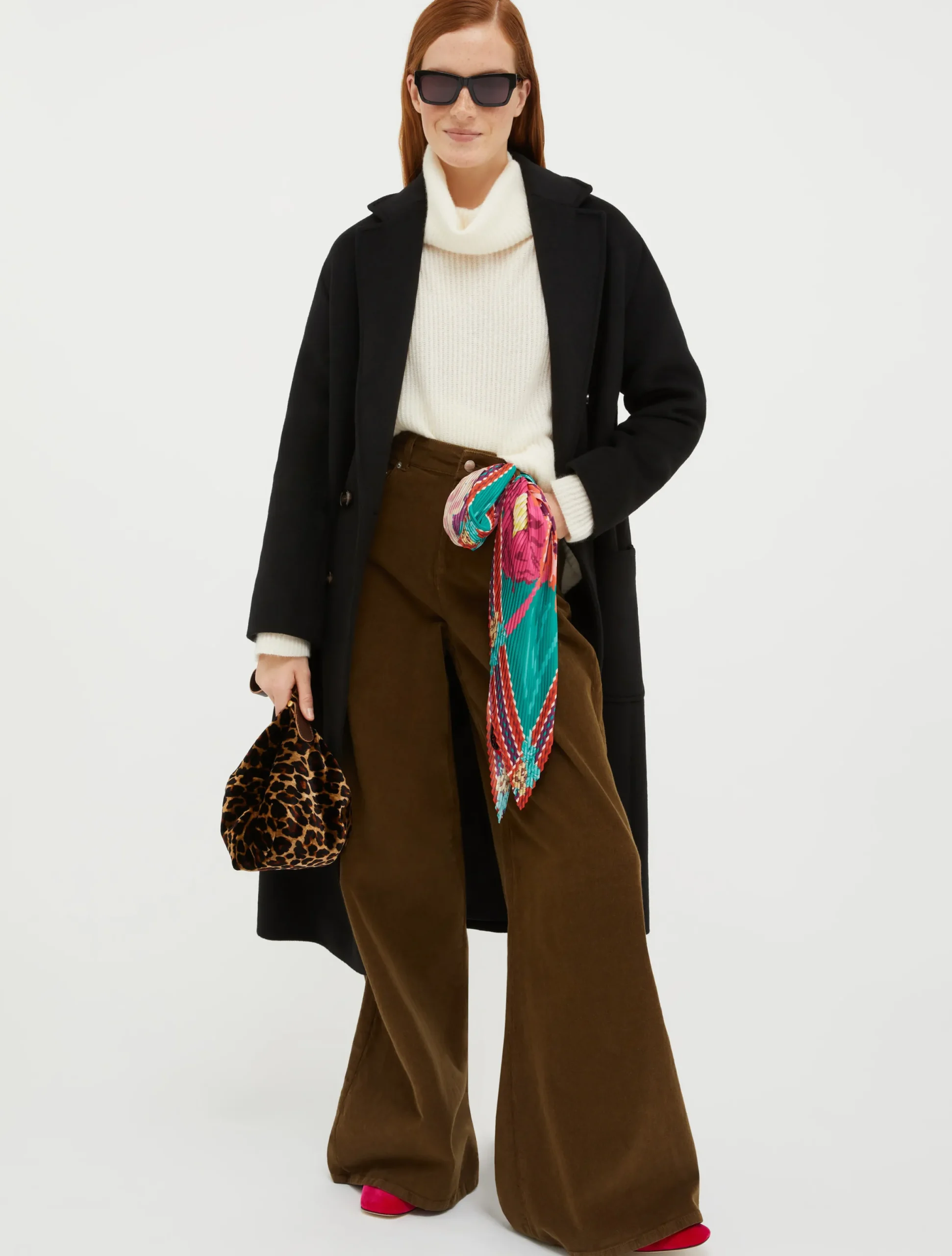Turtleneck cashmere pullover