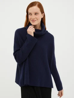 Turtleneck cashmere pullover