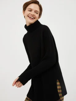 Turtleneck fisherman’s pullover