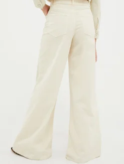 Velvet palazzo trousers
