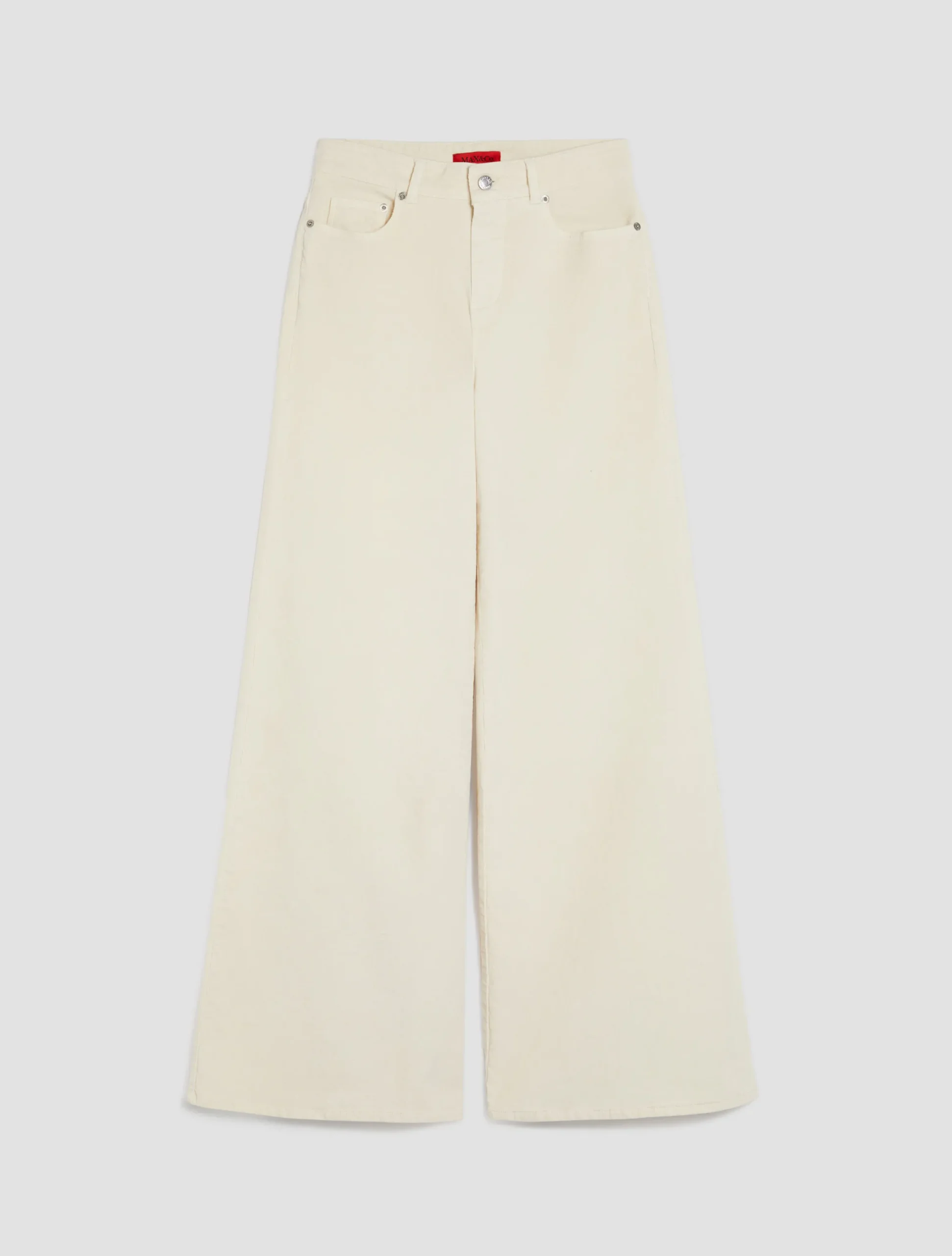 Velvet palazzo trousers