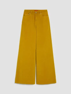 Velvet palazzo trousers