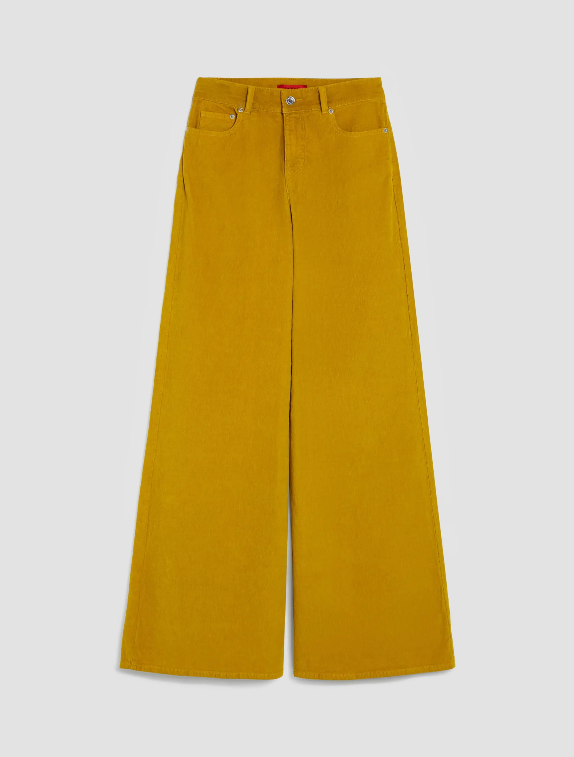 Velvet palazzo trousers