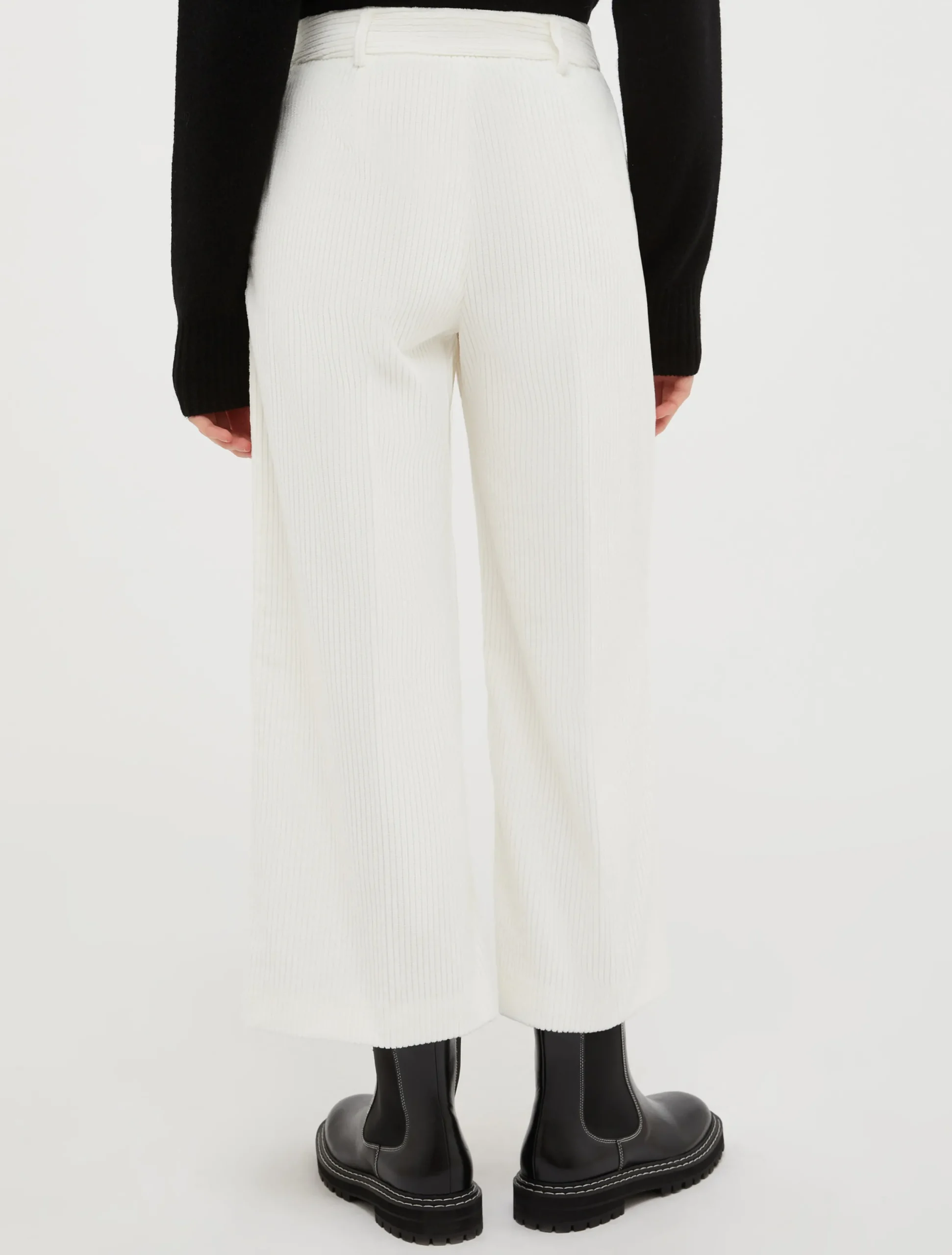 Wide corduroy trousers