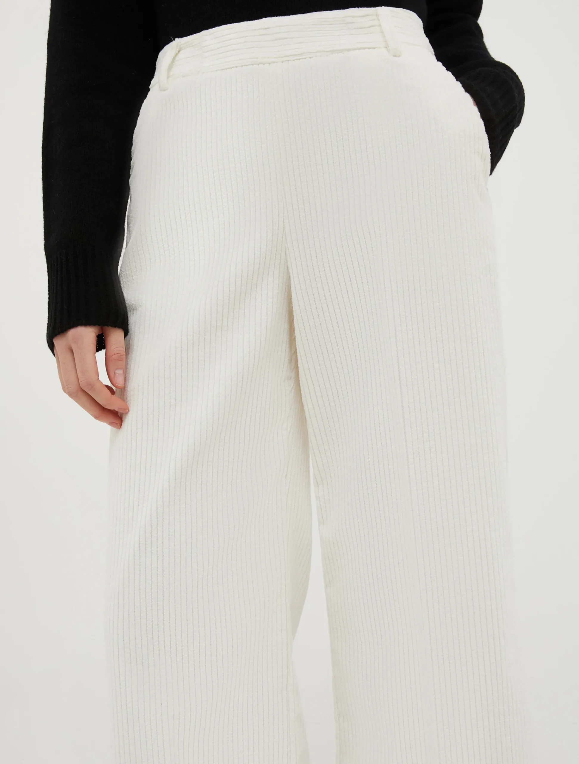 Wide corduroy trousers