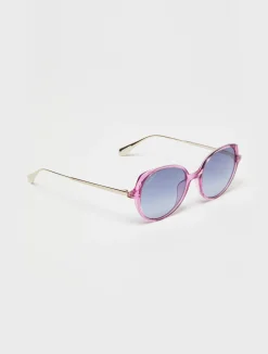 Wide round sunglasses