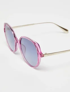 Wide round sunglasses