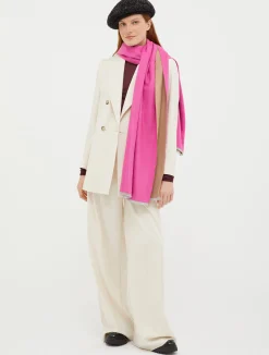 Wide-fit flannel trousers