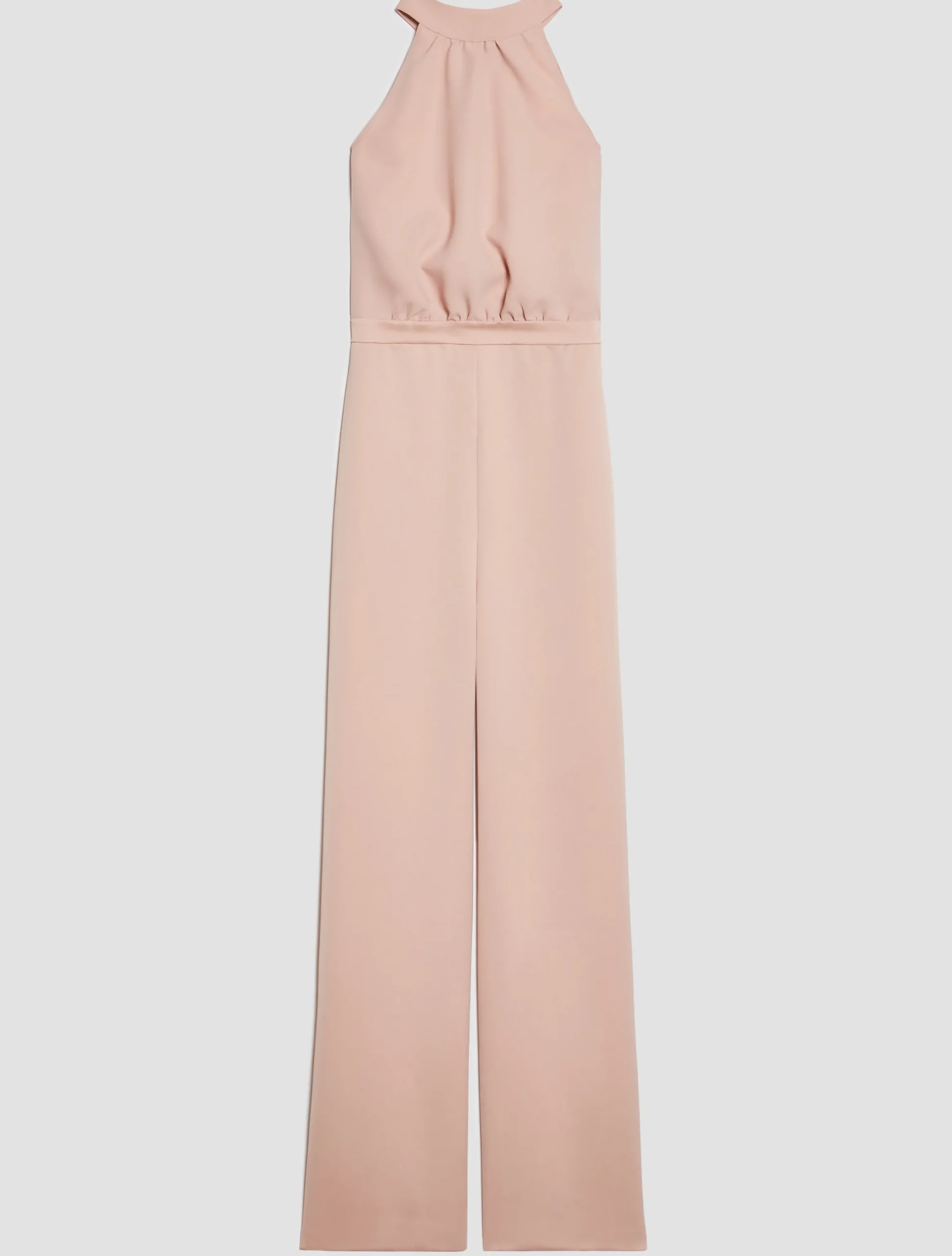 Wide-leg envers-satin jumpsuit