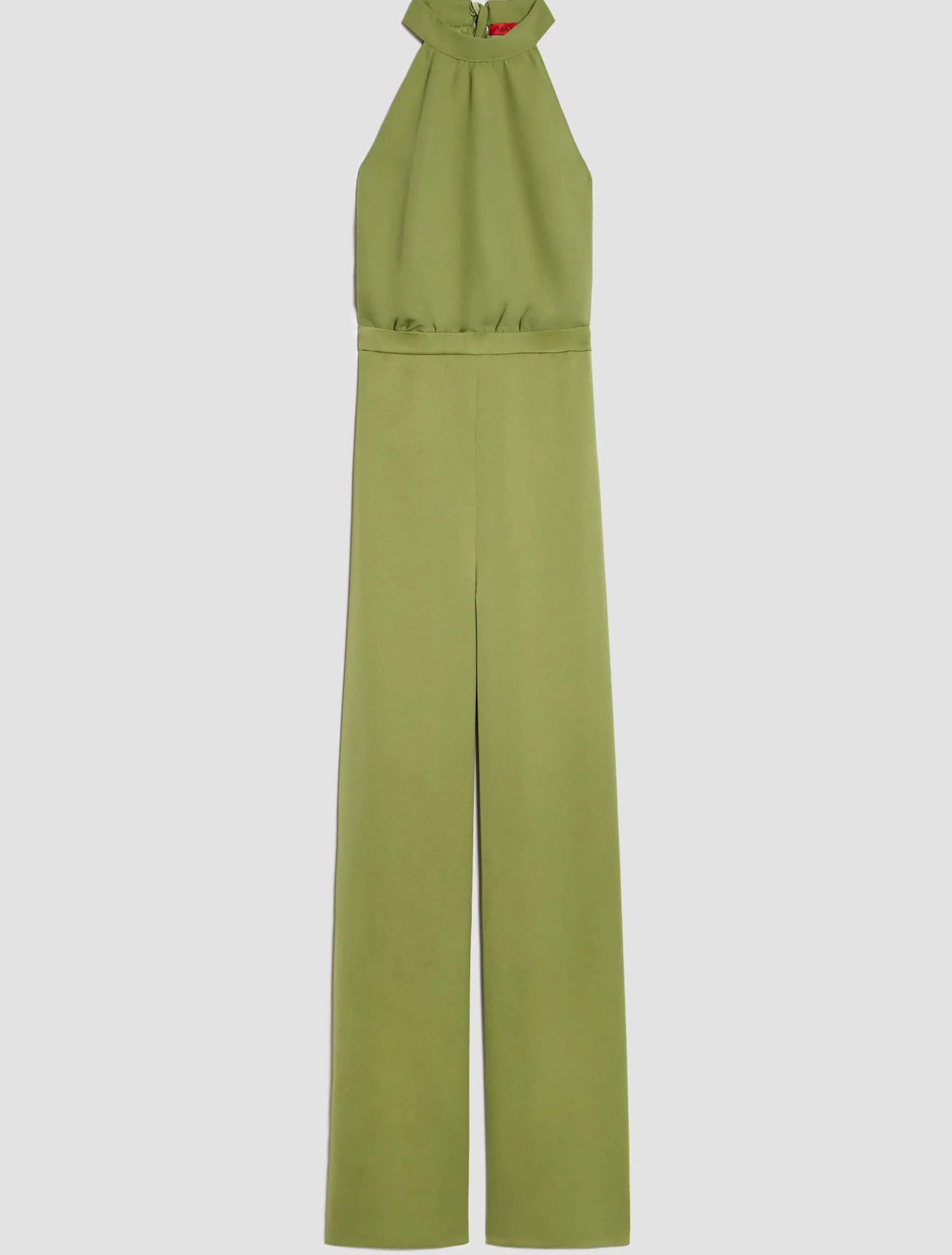 Wide-leg envers-satin jumpsuit