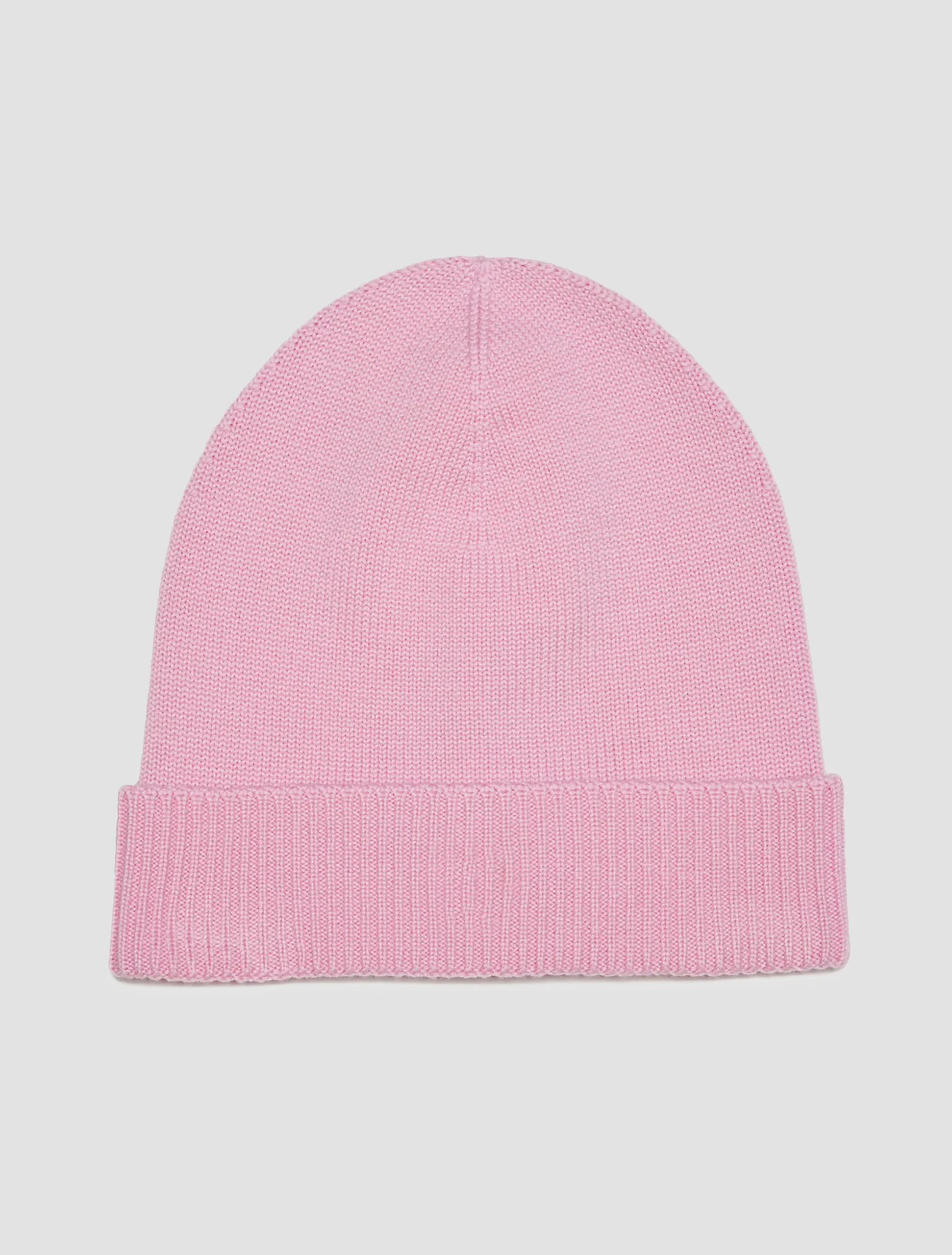 Wool beanie with heart KID