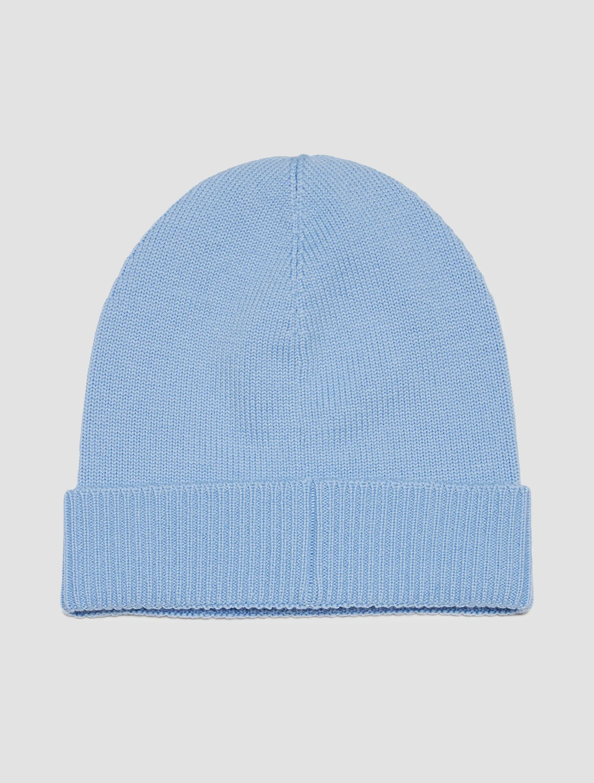 Wool beanie with heart KID