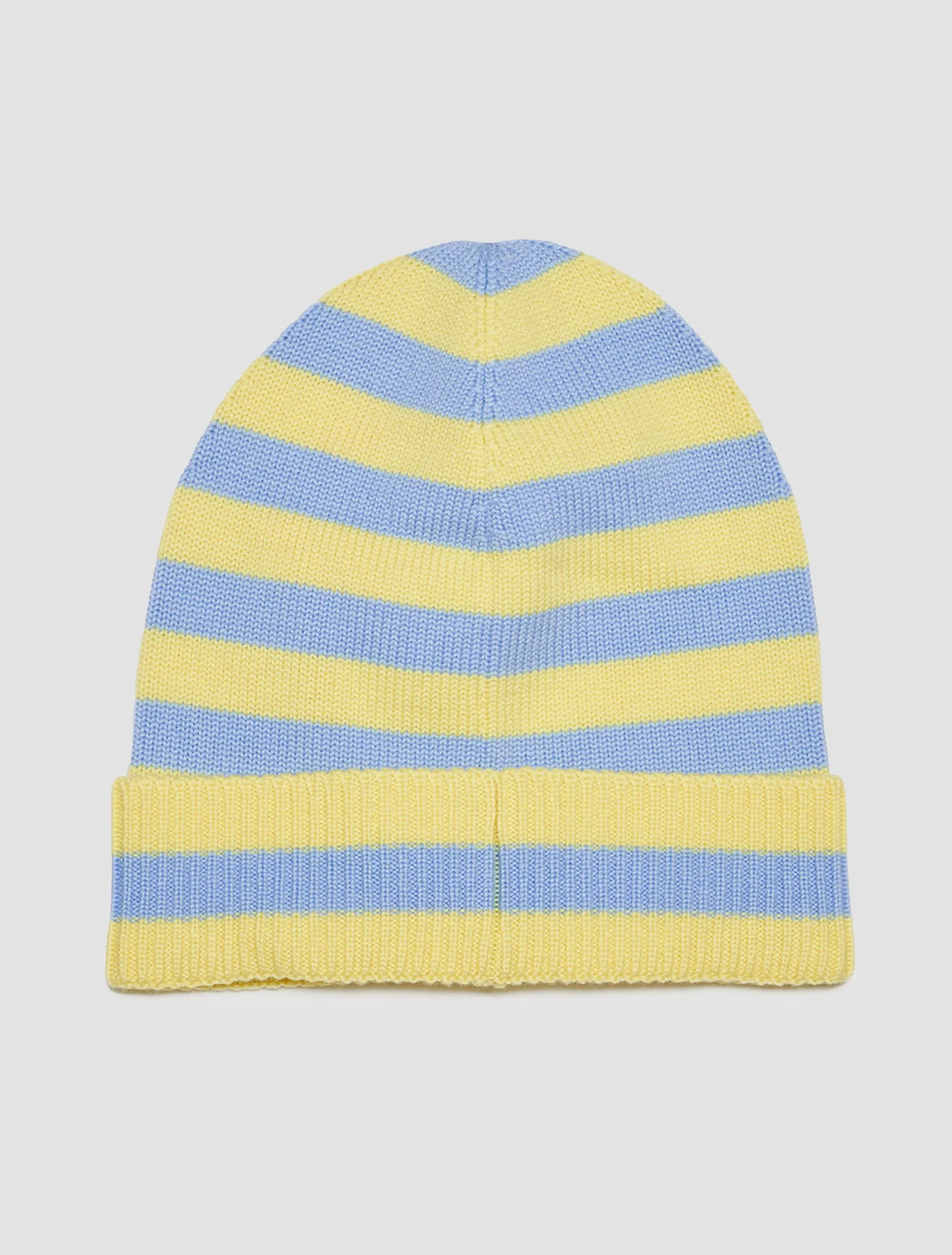 Wool beanie with heart KID