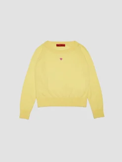 Wool crew-neck pullover KID