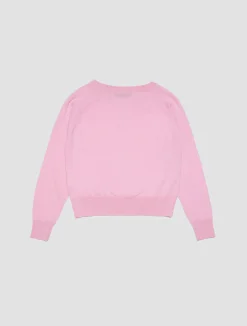 Wool crew-neck pullover KID