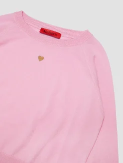 Wool crew-neck pullover KID