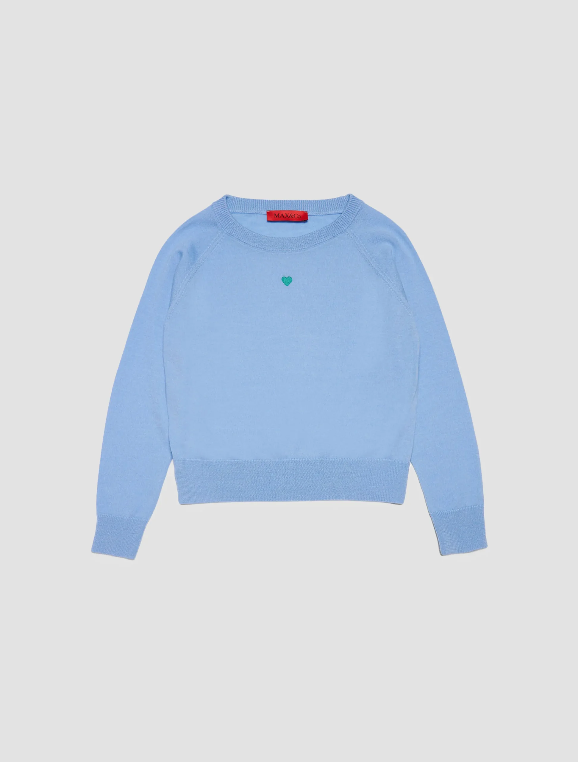 Wool crew-neck pullover KID