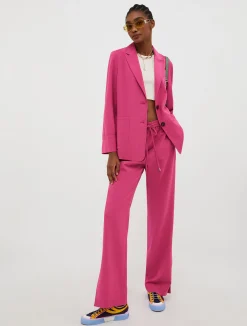 Wool-blend blazer