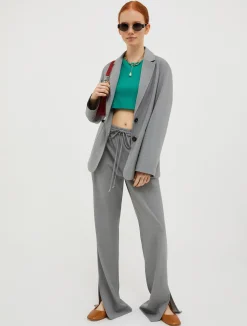 Wool-blend blazer