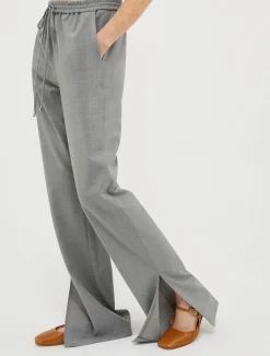 Wool-blend trousers