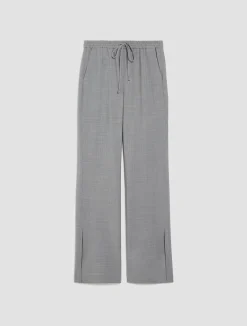 Wool-blend trousers