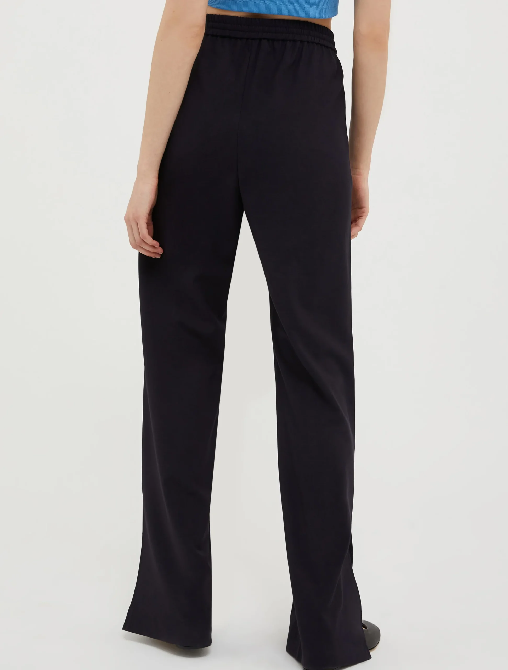 Wool-blend trousers