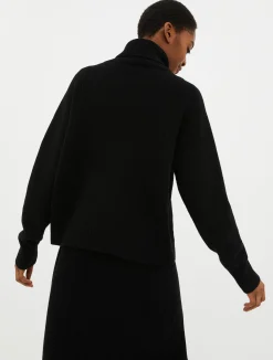 Wool-blend turtleneck
