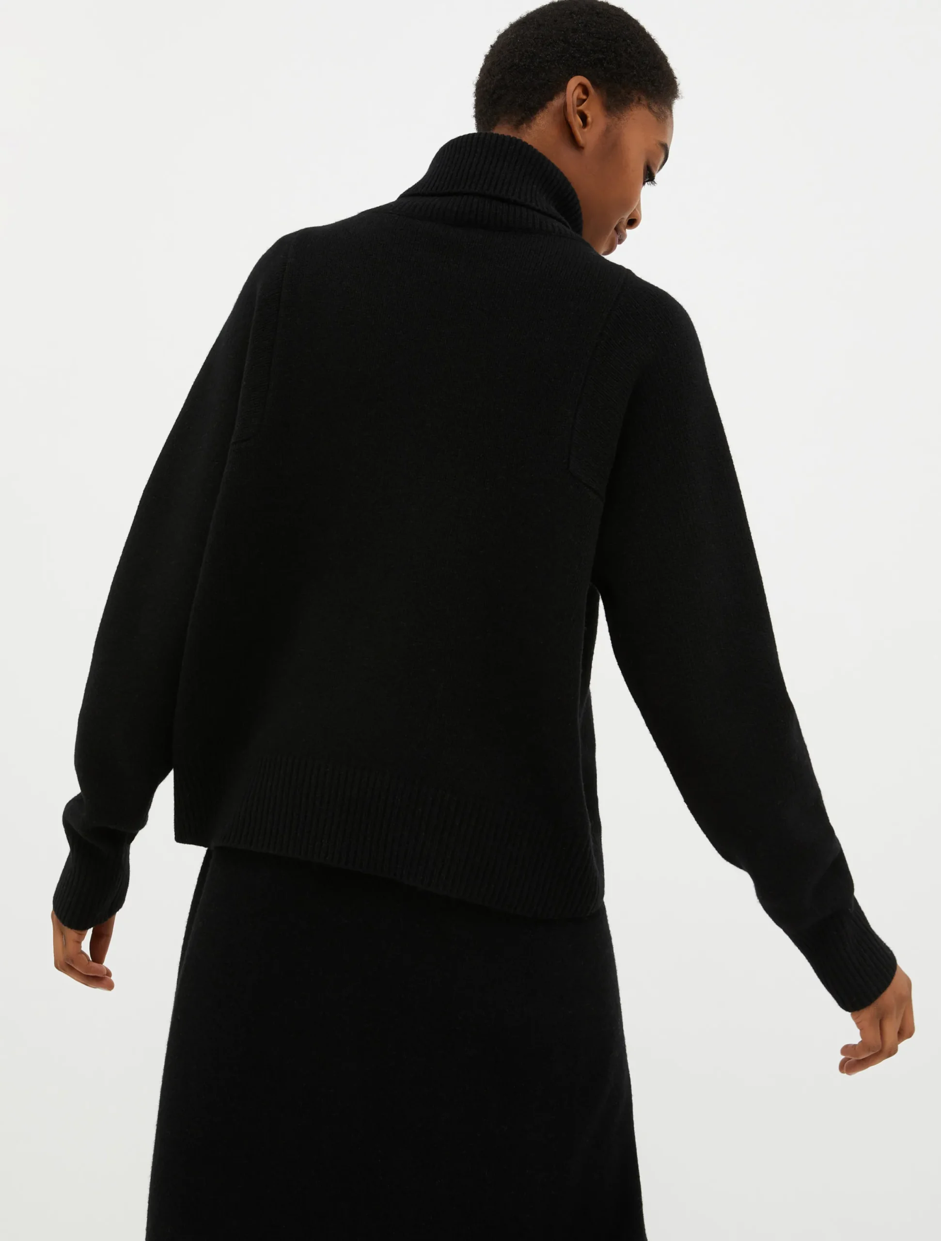 Wool-blend turtleneck