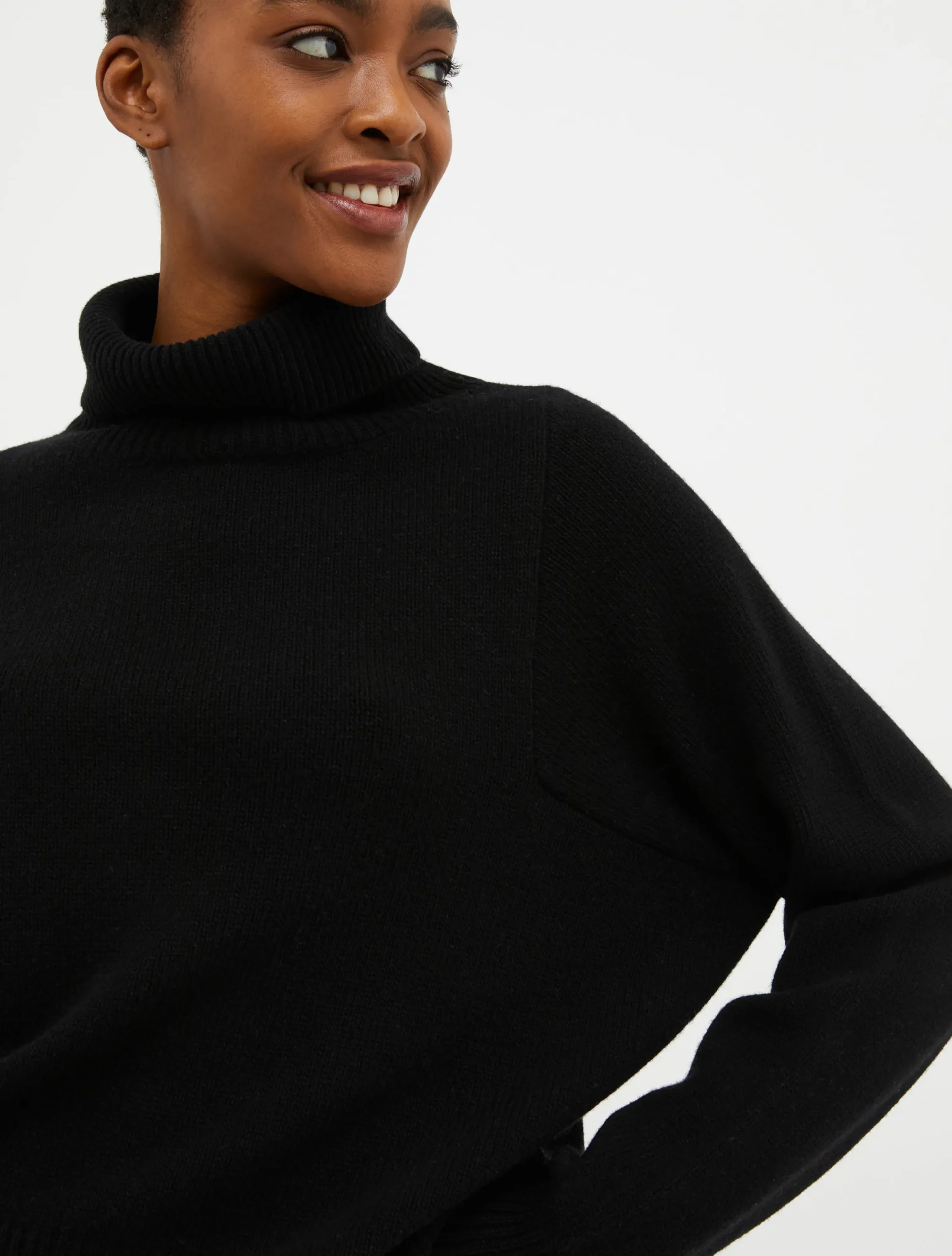 Wool-blend turtleneck