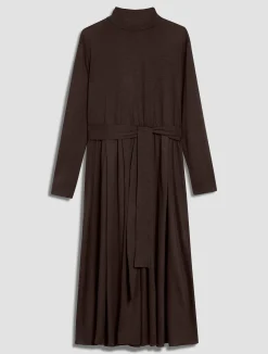 Wool-jersey midi dress